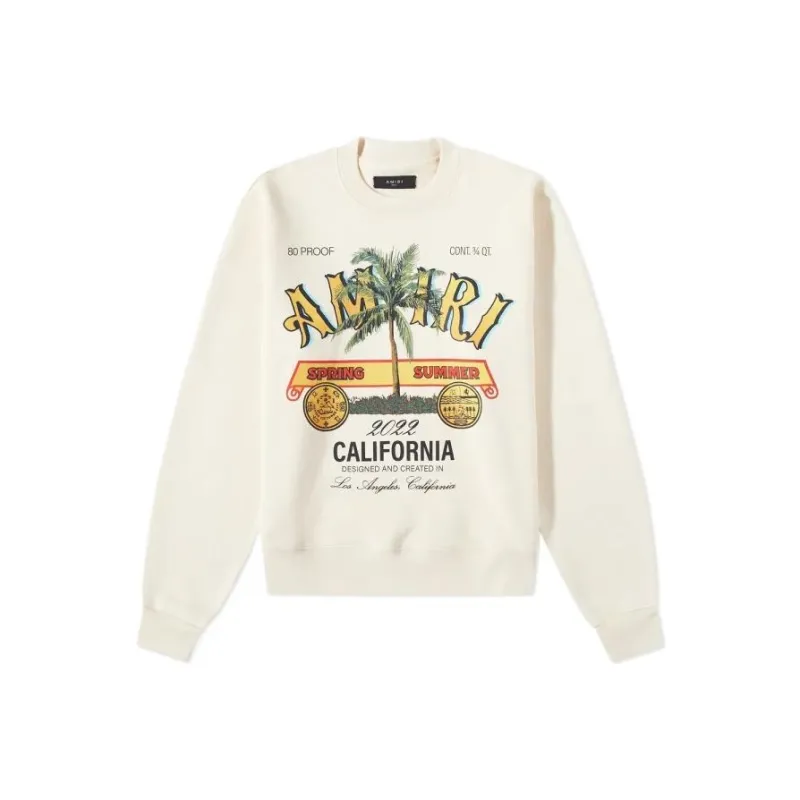 AMIRI Rum Label Long Sleeve Crew-0