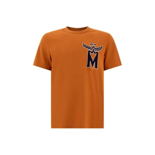 MCM Logo Embroidered Crewneck T-Shirt