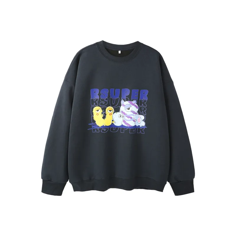 R.super X Monster Letter Co branded Series Sweatshirts Unisex-18