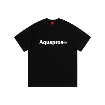 AQUAPROS T Shirts Unisex Black