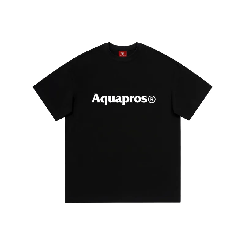 AQUAPROS T Shirts Unisex Black-0