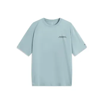 LiNing CF Tracing T Shirt Men's Cyan Peep Toe
