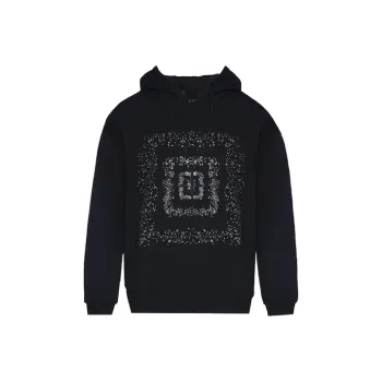 YLDP Sweatshirts Unisex Black