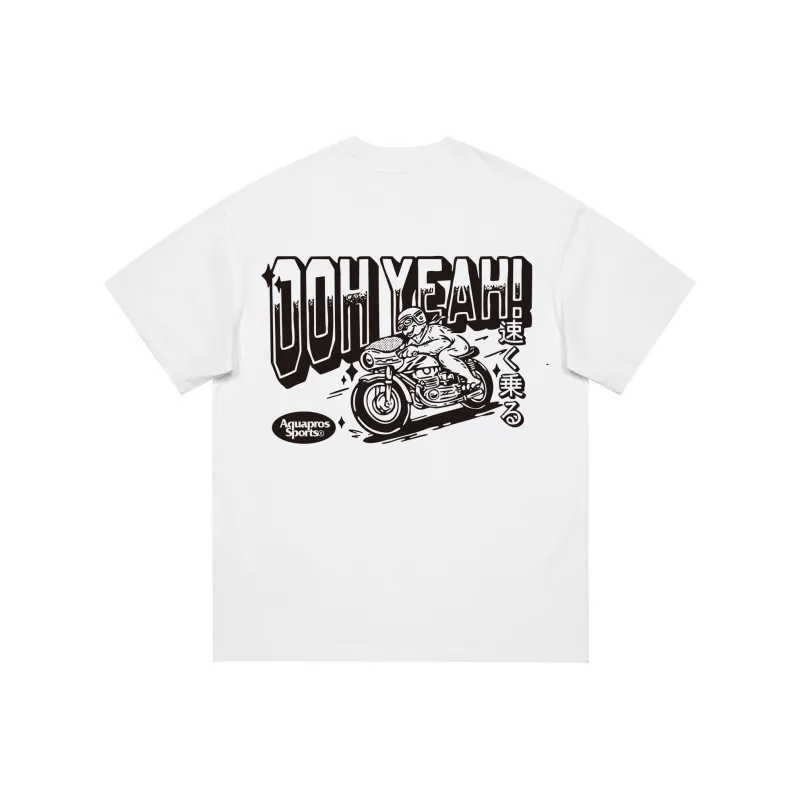 AQUAPROS T Shirts Unisex White-0