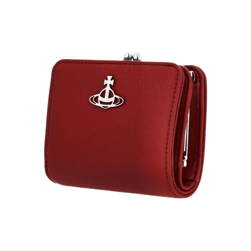 Vivienne Westwood Polyurethane Wallet Women's Red-1