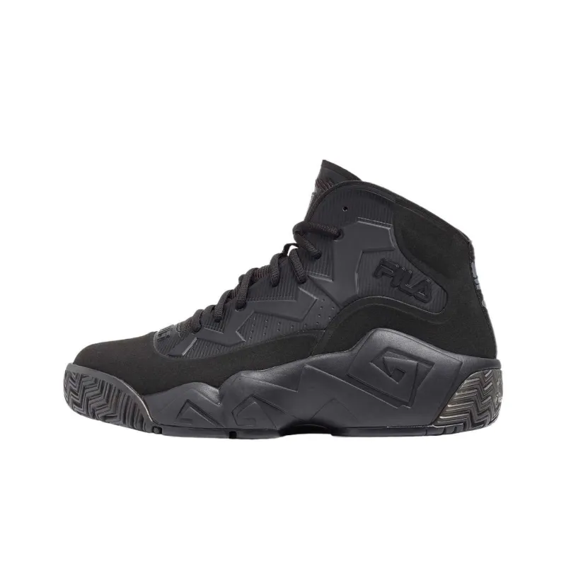 FILA MB No Sew High Top Basketball Shoes Men's Black-0