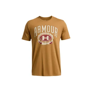 Under Armour Collegiate T Shirt Men's Ochre Yellow