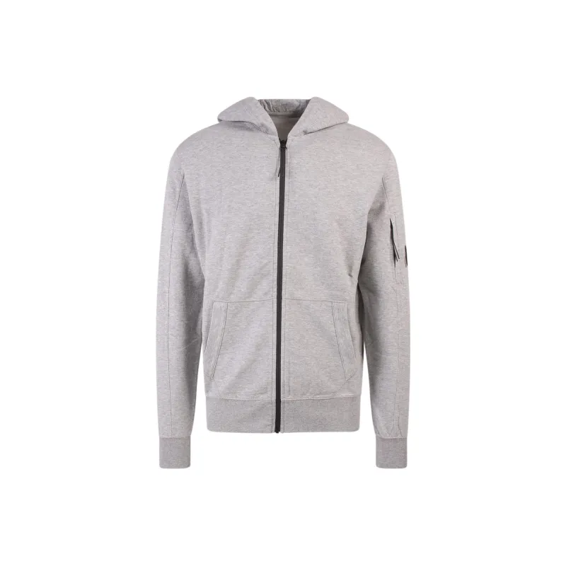 C.P. Company Light Fleece Zipped Hoodie-0