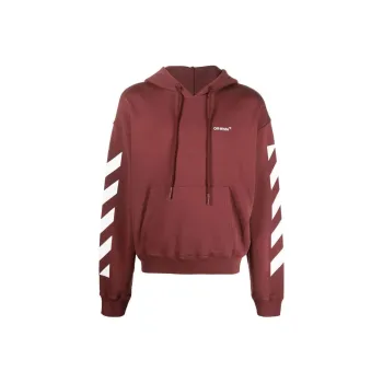 OFF WHITE Diag Helvetica Over Hoodie