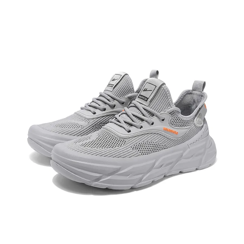 Warrior Breathable Lightweight Height Increasing Low Top Casual Running Shoes Men's-2