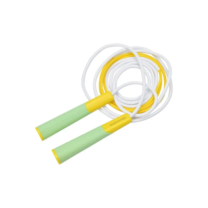 Skechers Fitness Training Non Countable Jump Ropes Fitness Crowd PVC+ABS+Silicone Strap, Silicone Controller 2.6m Green-1