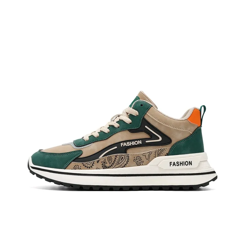 Yi Jiabao Cushioning Abrasion Resistant Breathable High Top Casual Shoes Unisex-2