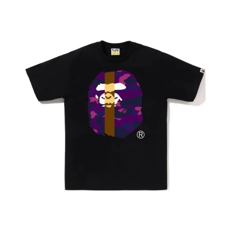 A BATHING APE Color Camo Transform Big Ape Head Tee-0