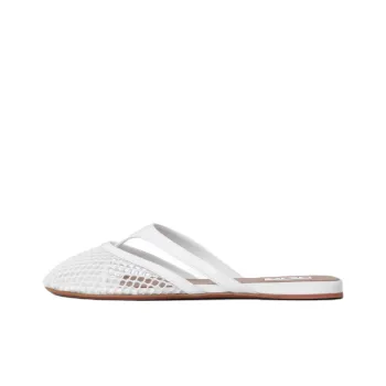 Alaia Wrap toe Slippers Women's White