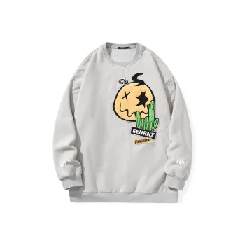 GENANX Sweatshirts Unisex Gray