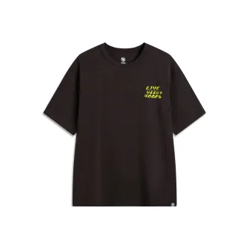 LiNing T Shirt Men's Dark Chocolate Brown