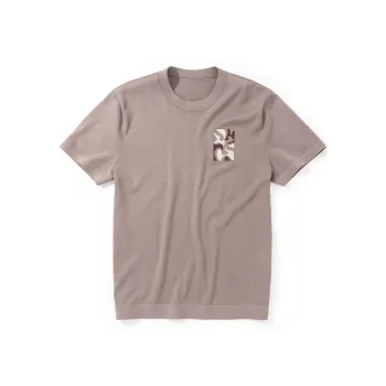 Mr.Bu T Shirt Men's Gray Limestone Coffee