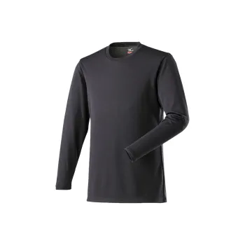 Mizuno Breath Thermo T Shirt Unisex Black 09