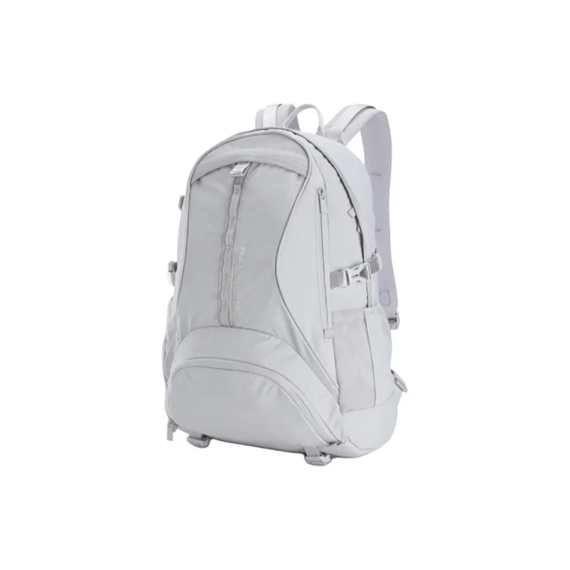 FILA Fabric Backpack Unisex Wheat Snow Gray-0