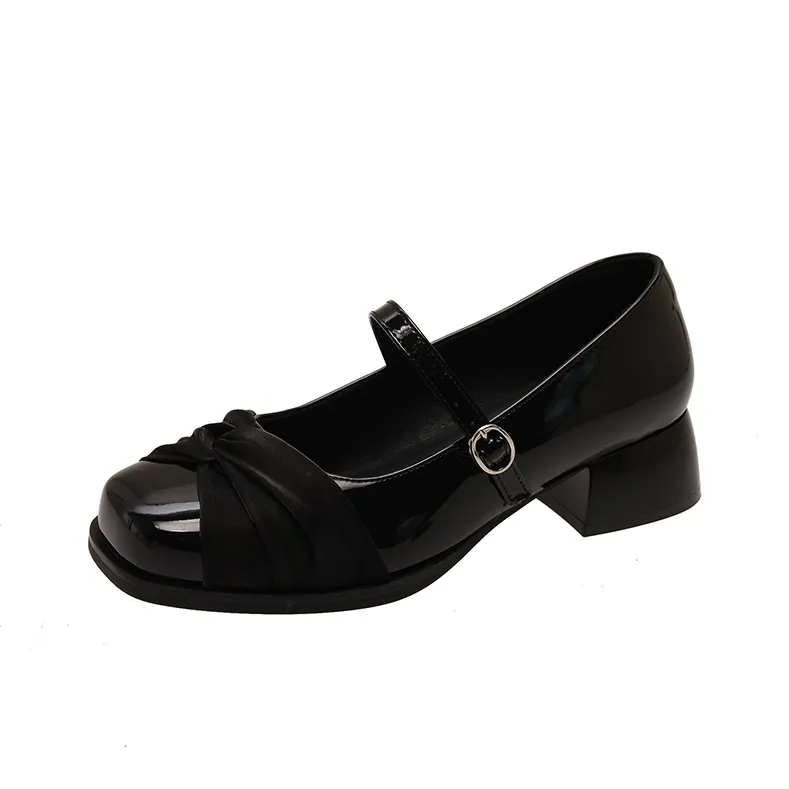 AJPAP Block Heel High Heels Women's-2