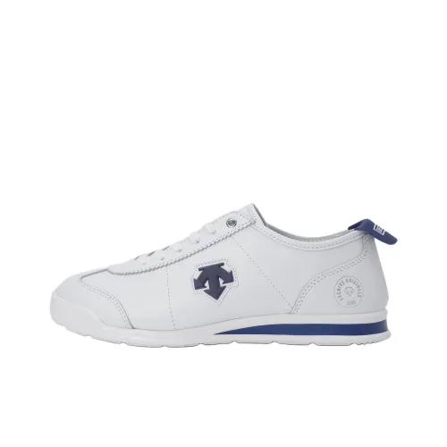DESCENTE Crontempo Anti Slip Wear Resistant Low Top Casual Shoes Unisex White
