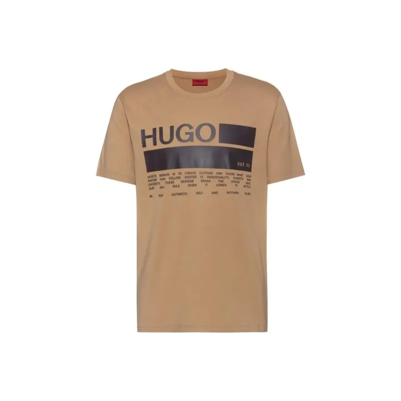 HUGO BOSS T Shirts Men Brown-0