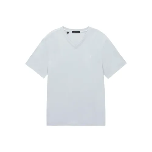 GUESS T Shirts Men Mint Green