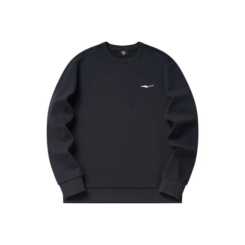 Erke Sweatshirts Unisex Jet Black-0