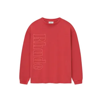 RHUDE Logo Longsleev Sweatshirt