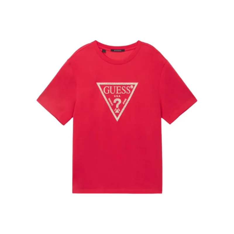 GUESS T Shirts Men Red-0