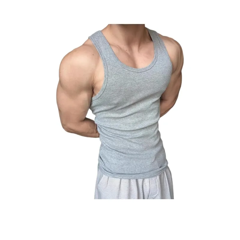TESTUNG Fashion Minimalist Style Sleeveless Sports Shirt Unisex-22