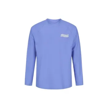 Discovery Expedition Essential Logo Rashguard Neon Blue T-Shirt Men's Blue