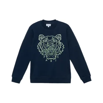 KENZO Classic Tiger Head Sweatshirts Men Dark Blue