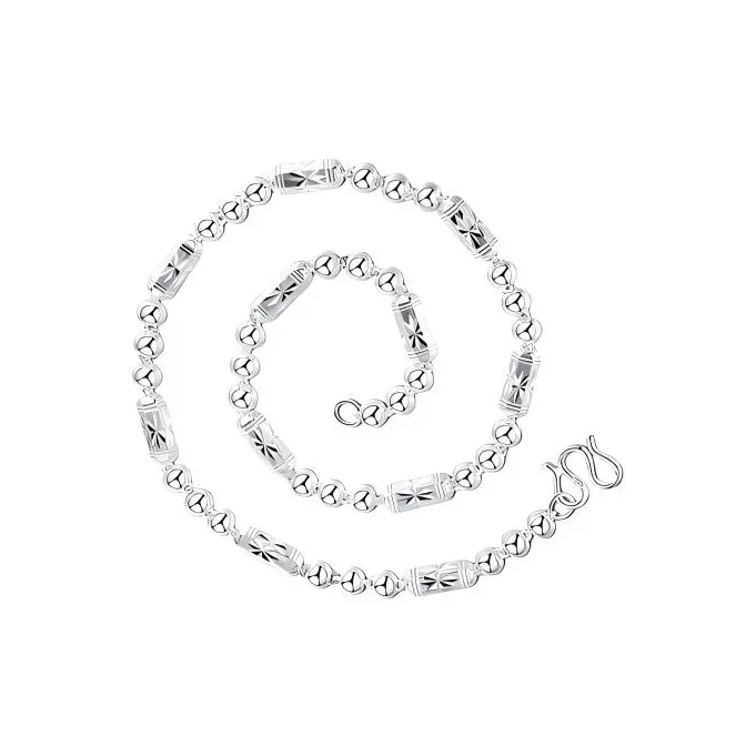 UZIID Sterling Silver Necklaces Unisex Silver-0