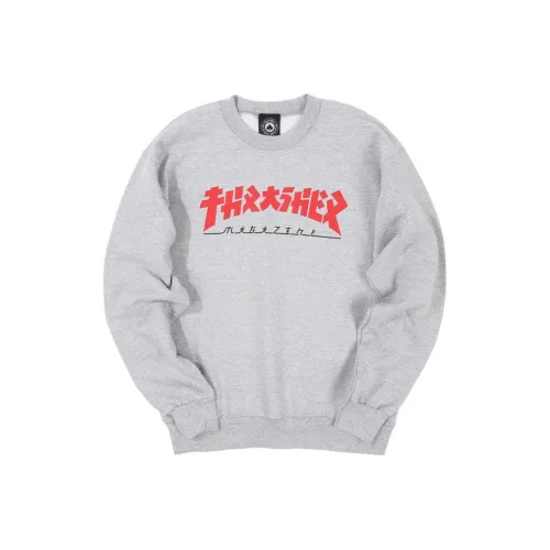 Thrasher Sweatshirt US Version Unisex Gray