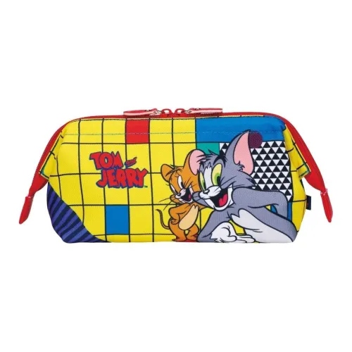 SKATER Tom And Jerry Collaboration Polyester Storage Bag Unisex Yellow