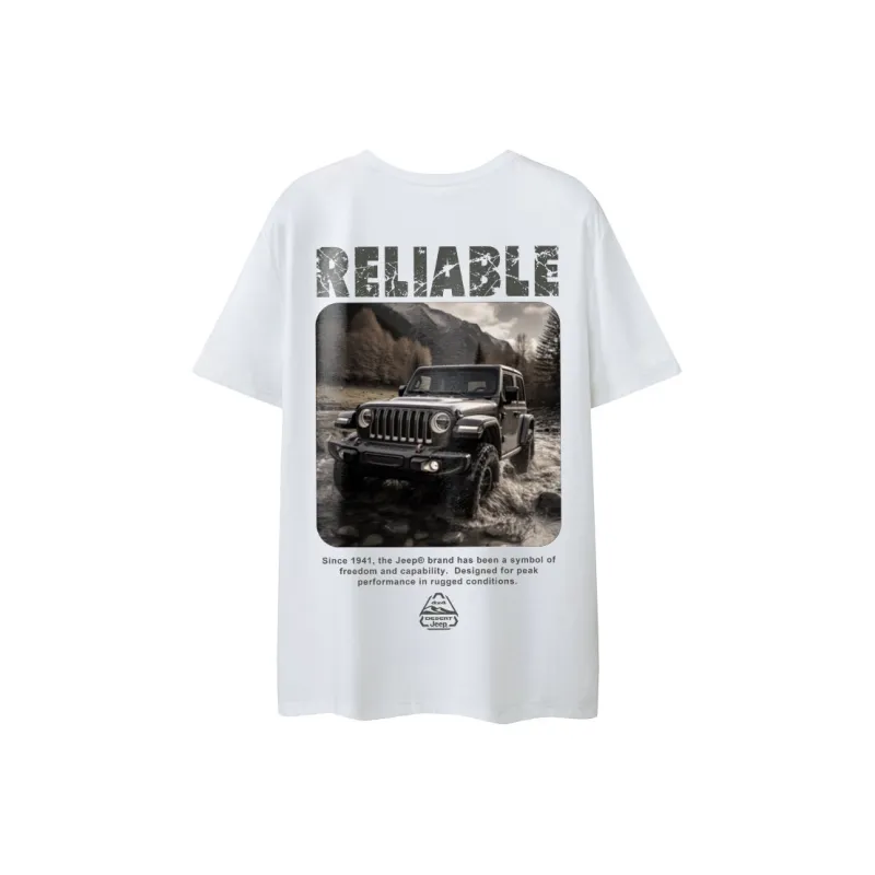Jeep Drop Shoulder Sleeve T Shirt Unisex-2