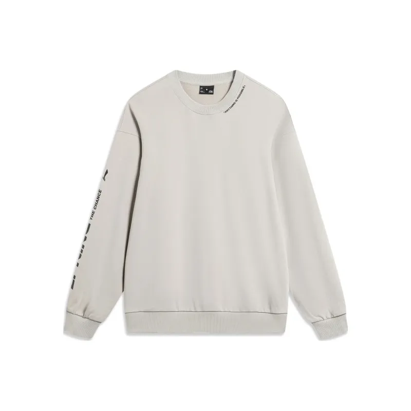 LiNing Sports Fashion Collection Sweatshirt Unisex Willow Gray-0