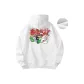 White[Hooded Thickened and Fleece-Lined]