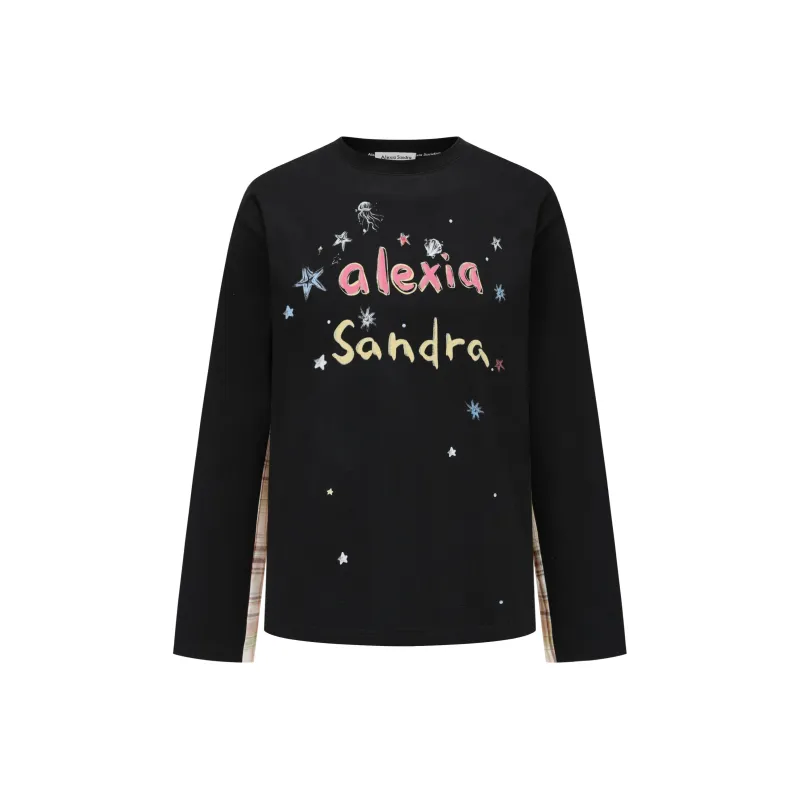 Alexia Sandra Ocean Encounter T Shirt Unisex Black-0