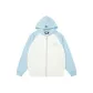 Ecru & Light Blue