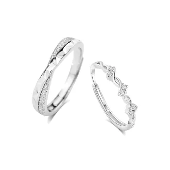 BLANK IN BLANK Sterling Silver Rings Unisex
