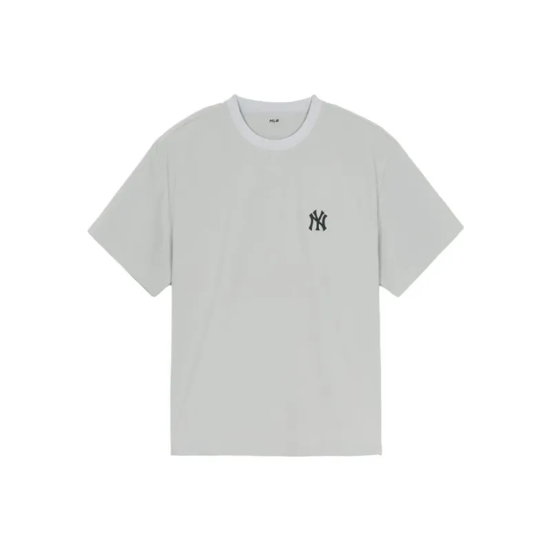MLB GofcoreBasic New York Yankees T Shirt Unisex Light Gray-0