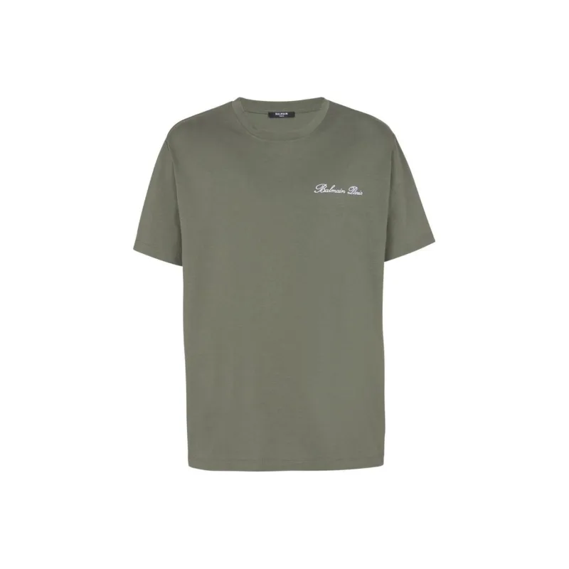 BALMAIN T-Shirt Men's Dark Green-0