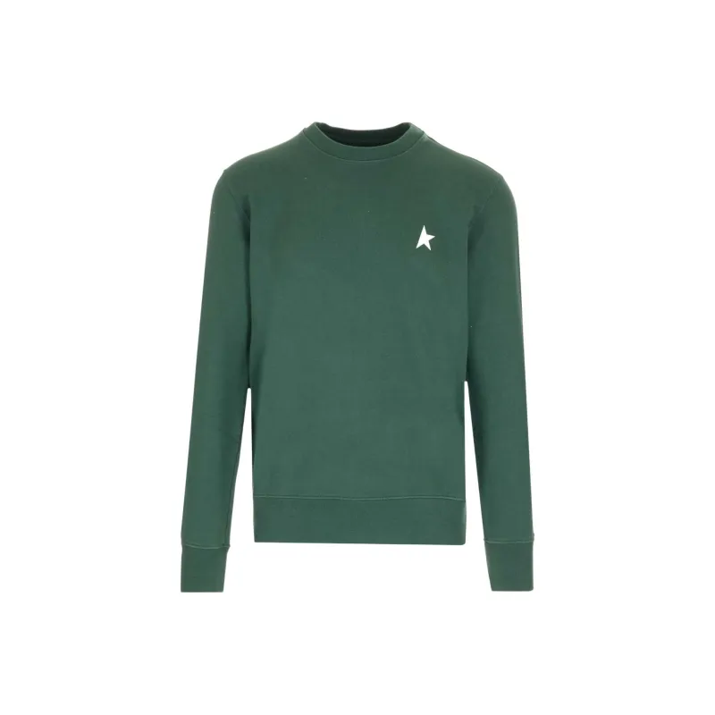 Golden Goose Sweatshirts Men Green-0