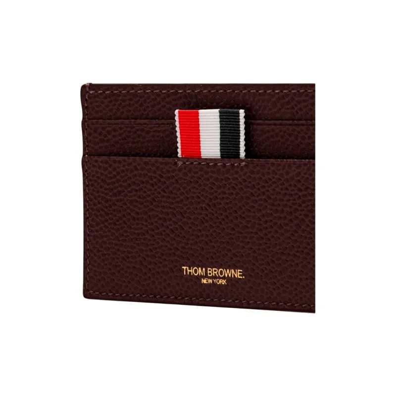 THOM BROWNE 4 Bar Striped Card Holder-4