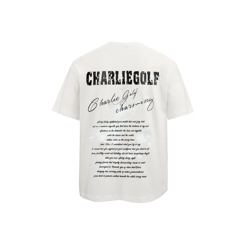 CHARLIE GOLF T-Shirt Unisex White-0