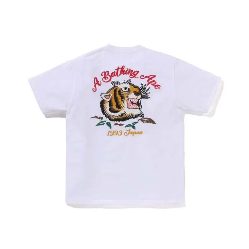 Bape Embroidery Style Souvenir Logo Tee-2