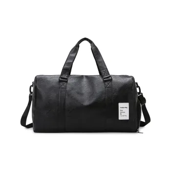 Gerlanx PU Travel Bag Unisex Black