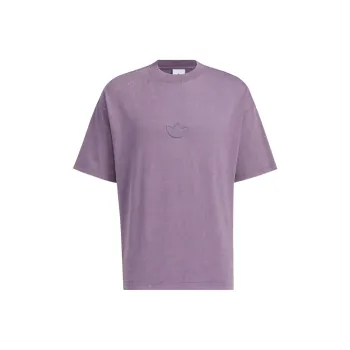 Adidas Originals WASHED SHORT SLEEVE T SHIRT T Shirt Men's Purple